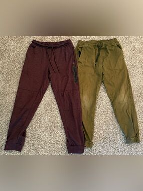 2 Pair Of Jogger Pants ~ Tony Hawk & Layer 8 ~ Men’s Size S